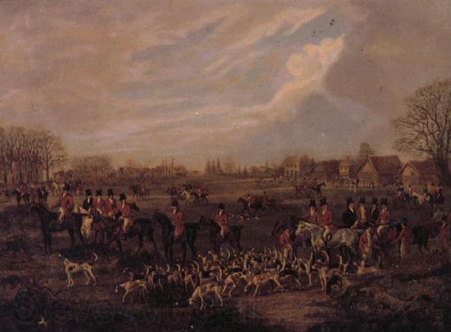 Dean Wolstenholme The Essex Hunt,1831 A set of Four Paintings Spain oil painting art